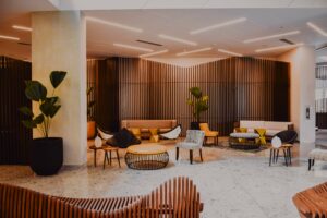 modernize hotel lobby experience