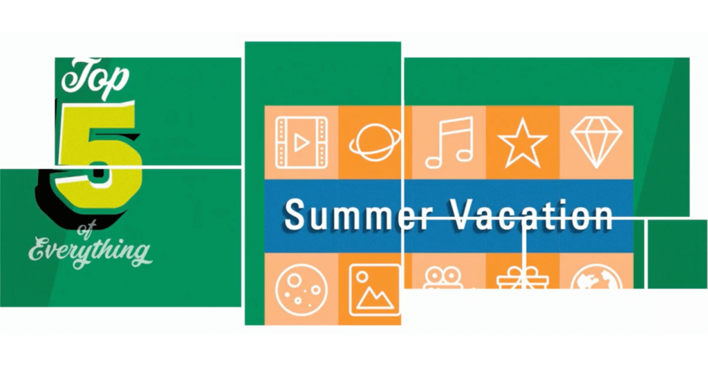 digital signage summer content from wovenoriginals