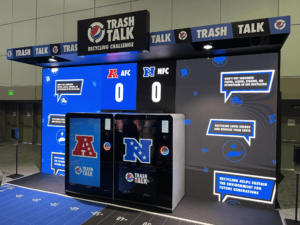 Olyns Recycling Cubes Powered by Wovenmedia at the Super Bowl - Case Study